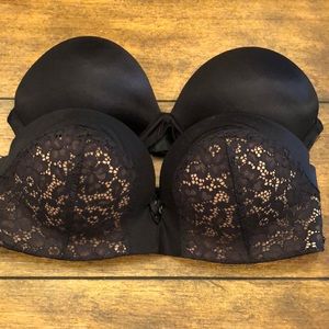 32B VS strapless bras (set of 2) for only $20!!